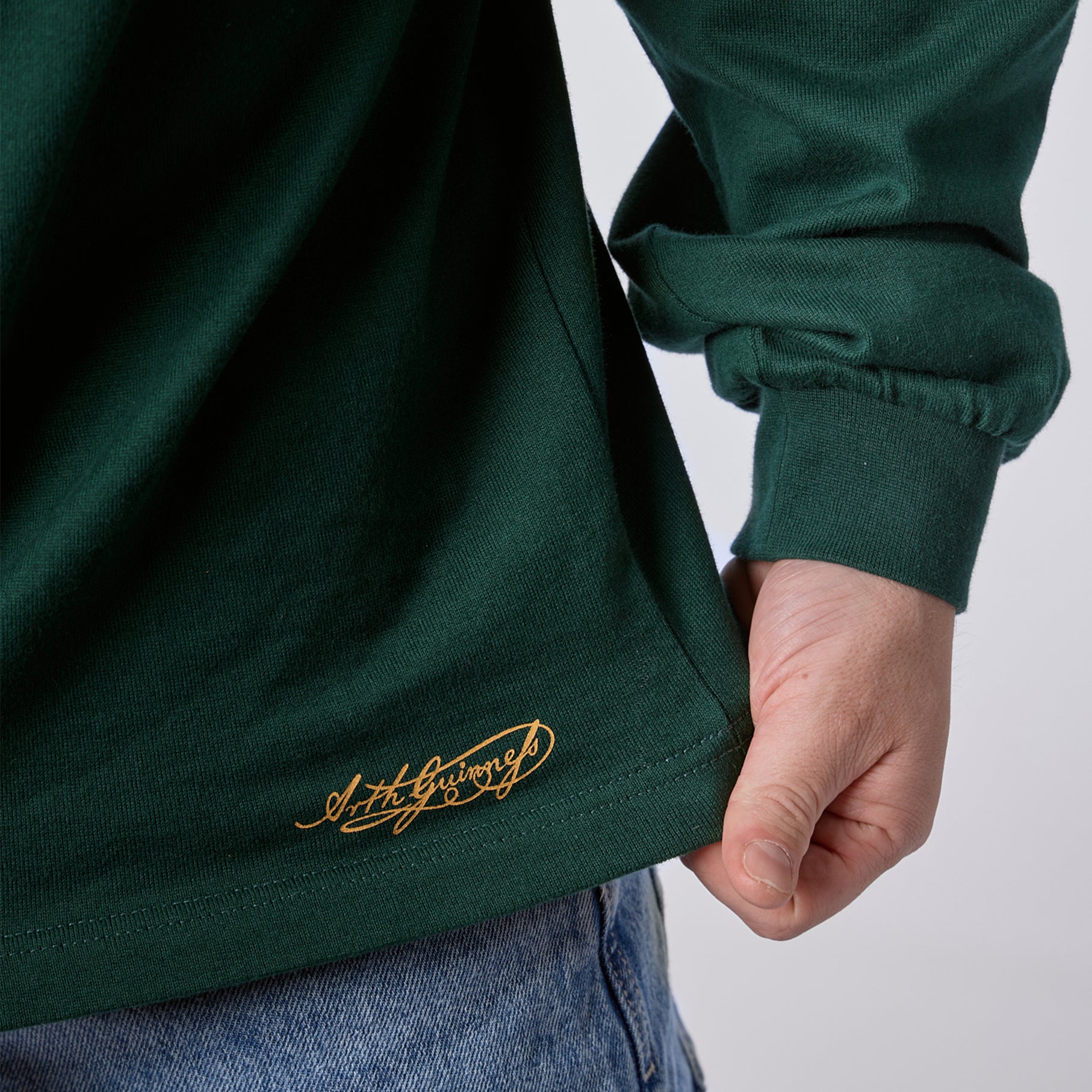 Guinness Green Traditional Rugby Jersey