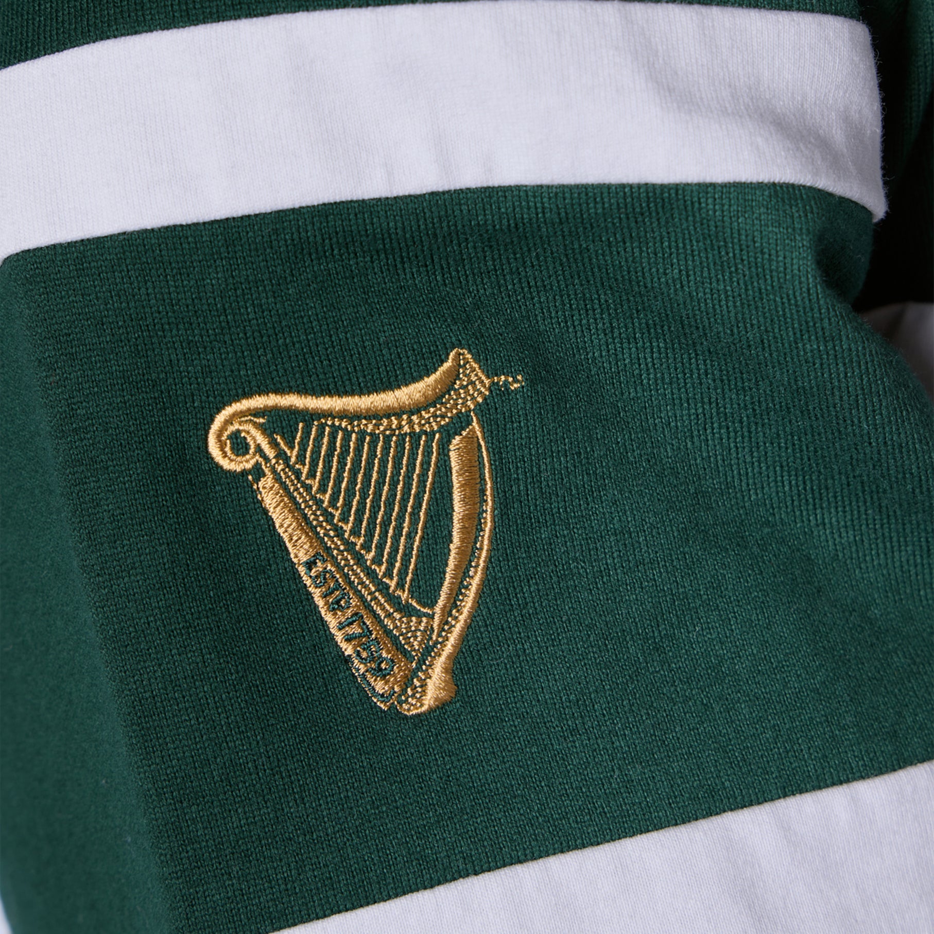 Guinness Green Traditional Rugby Jersey