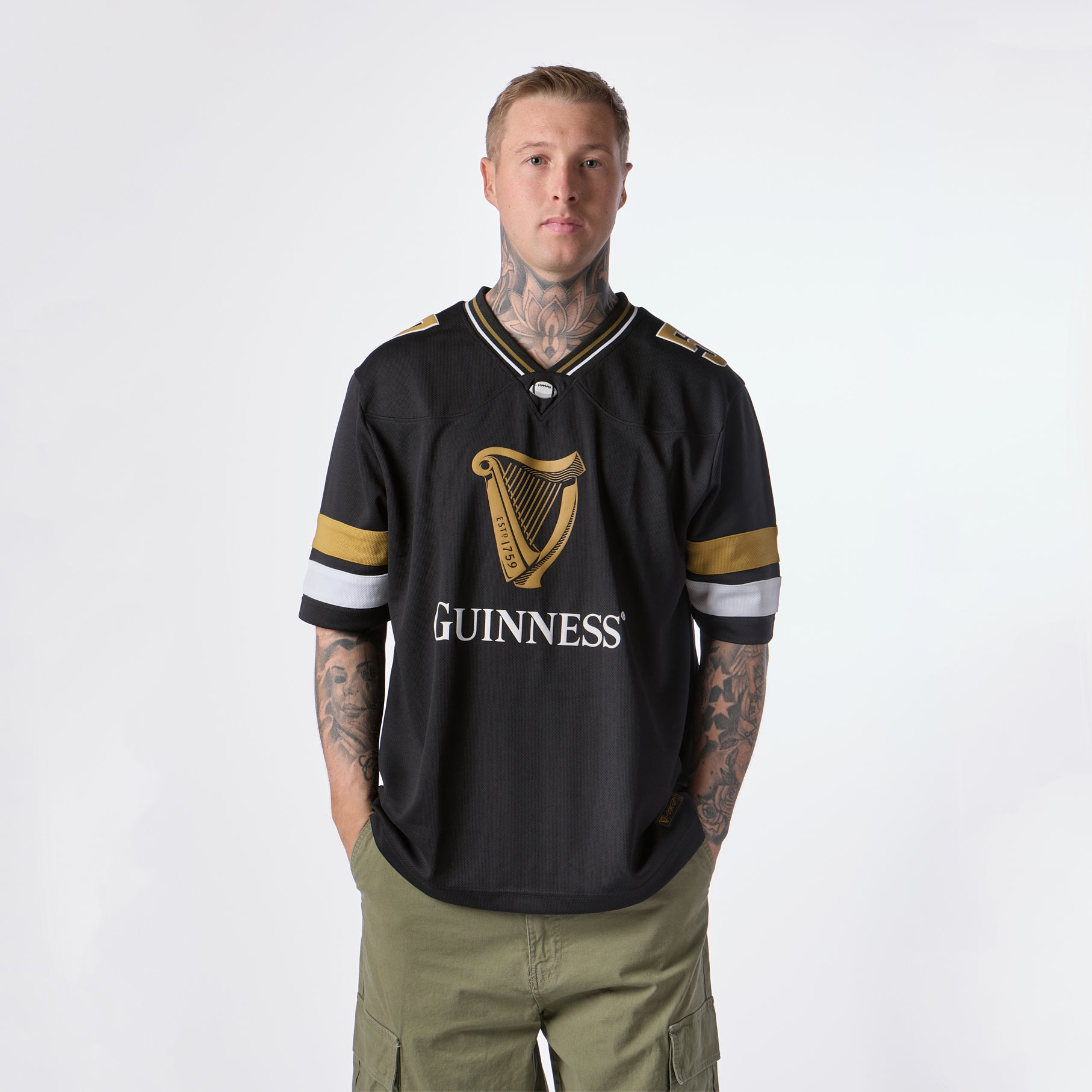 Guinness Black American Football Jersey