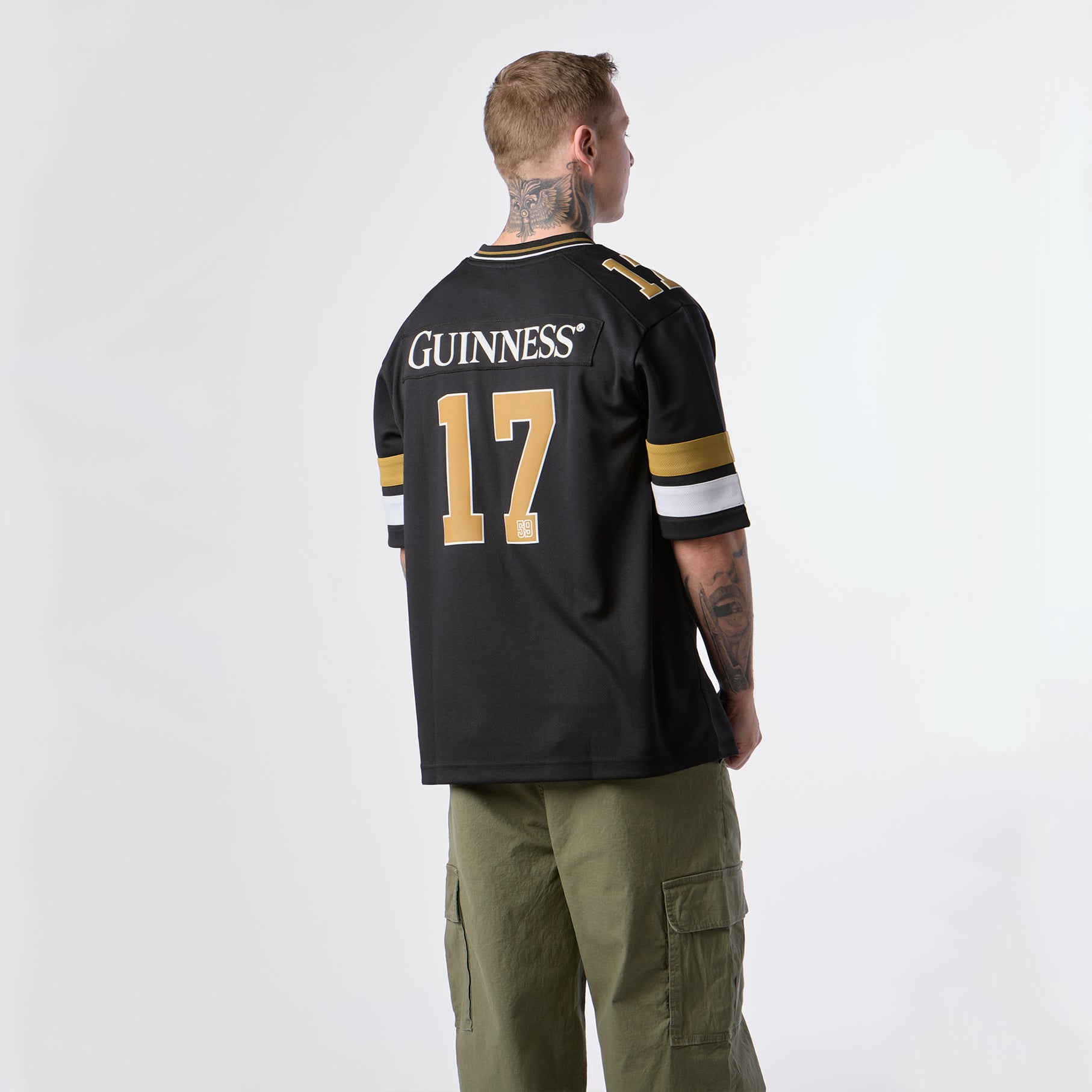 Guinness Black American Football Jersey