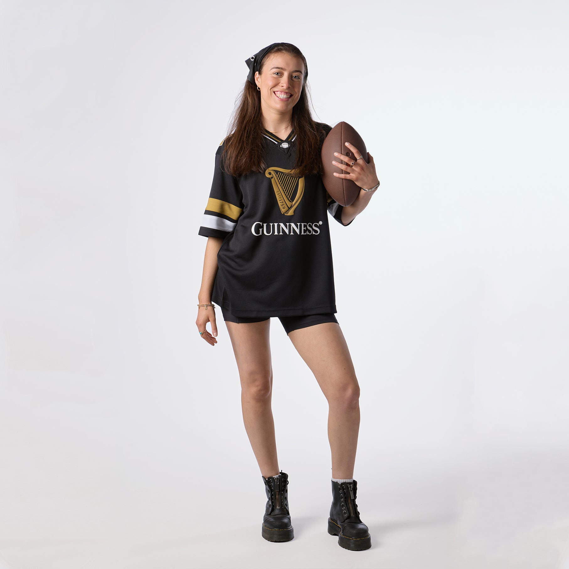 Guinness Black American Football Jersey