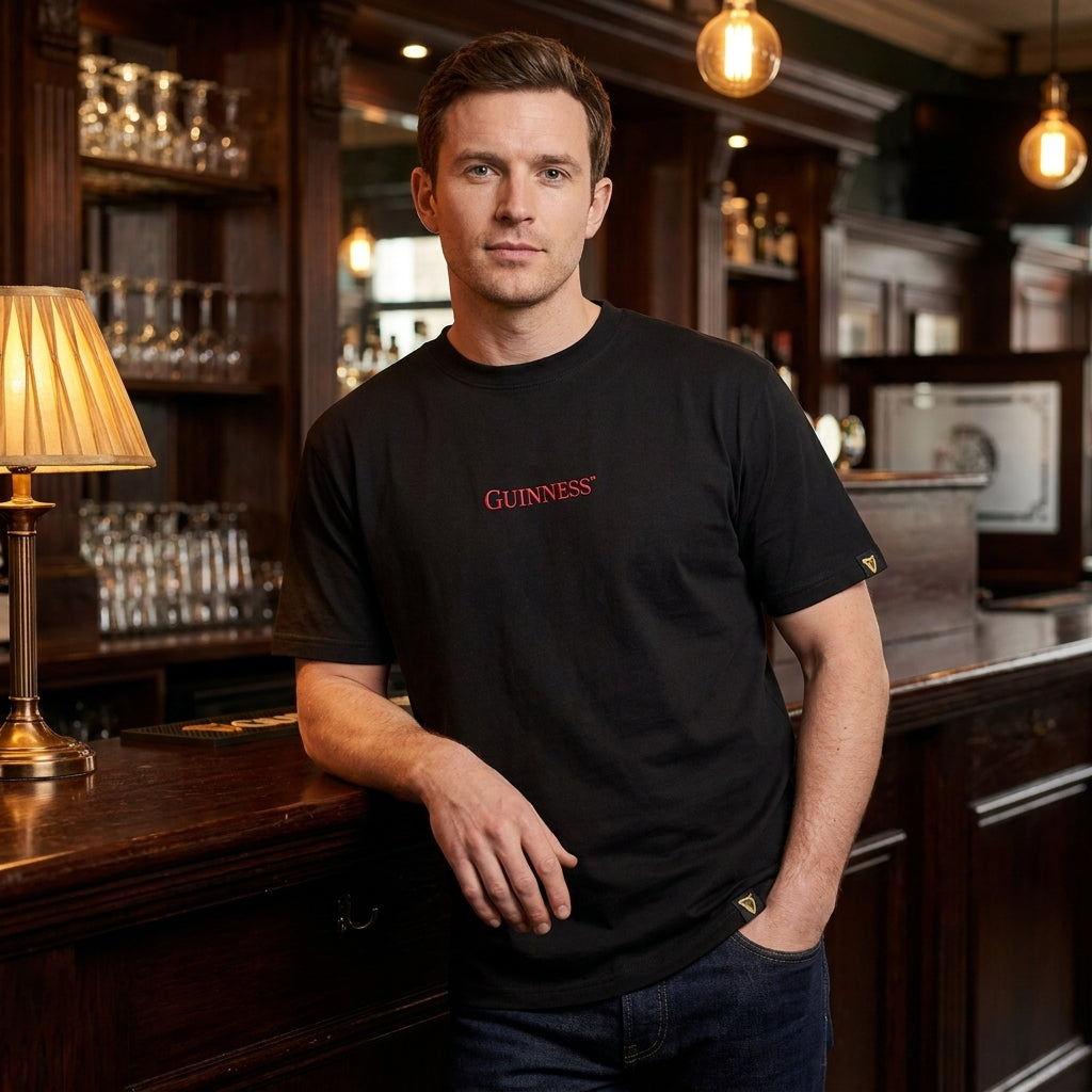 Guinness I Asked for a Pint, Not a Longneck Tee – Black | Pre-Order