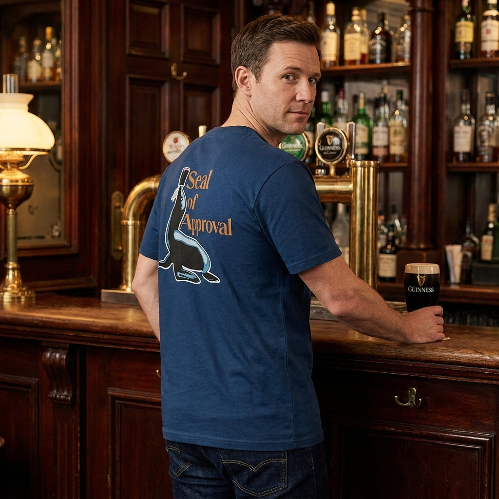 Guinness Seal of Approval Tee – Blue | Pre-Order