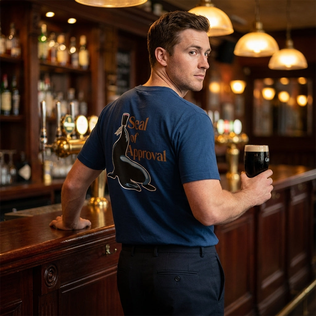 Guinness Seal of Approval Tee – Blue | Pre-Order