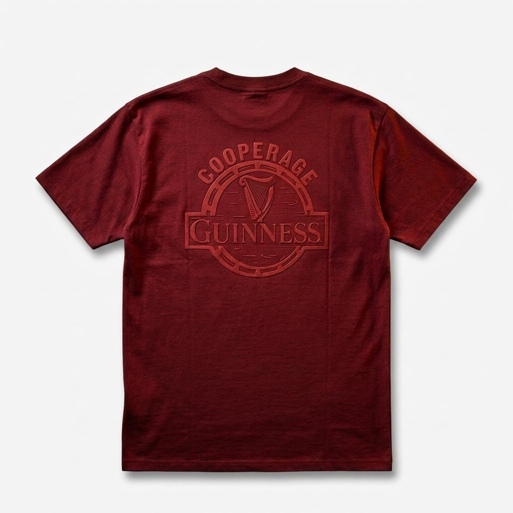 Guinness Cooperage Burnt Red Heavyweight Tee | Pre-Order