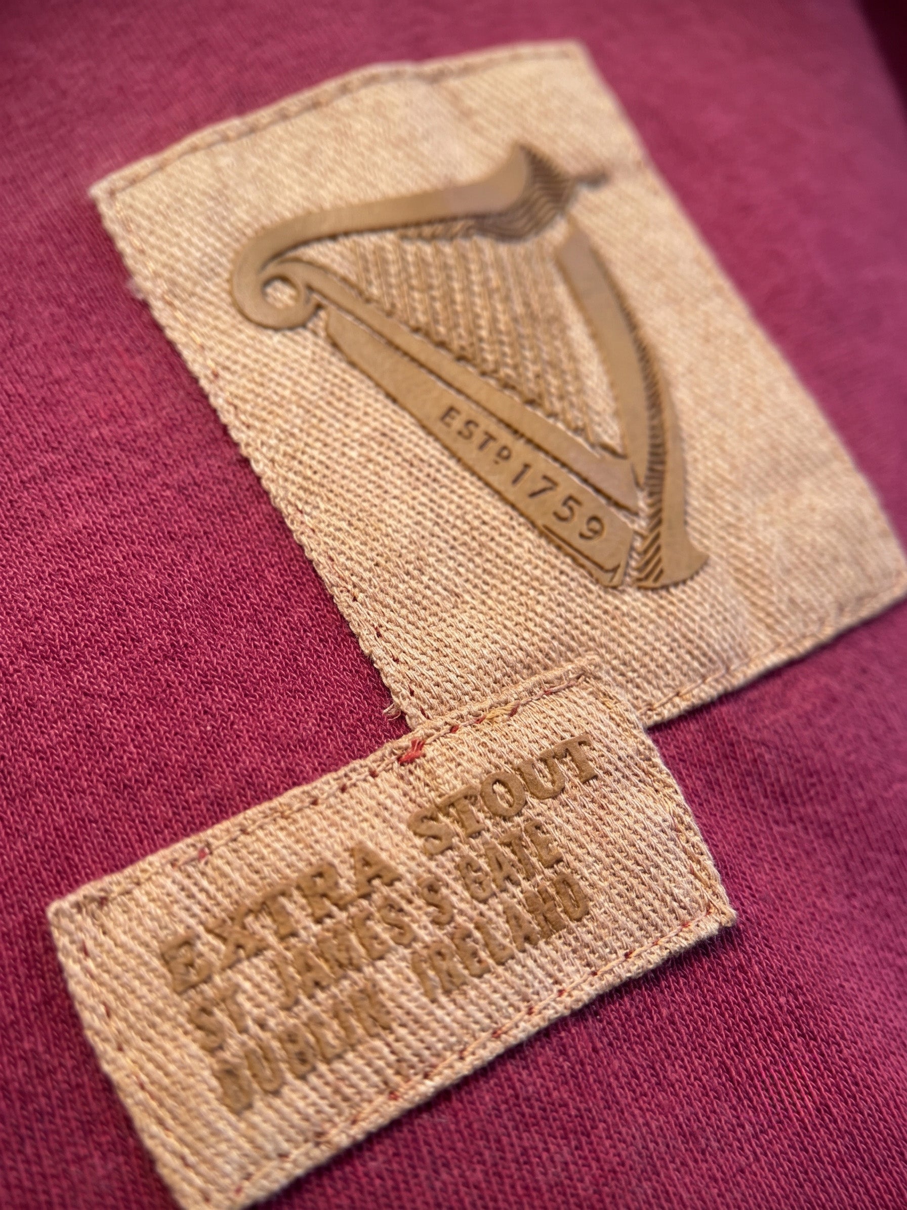 Guinness Cooperage Burnt Red Heavyweight Tee | Pre-Order