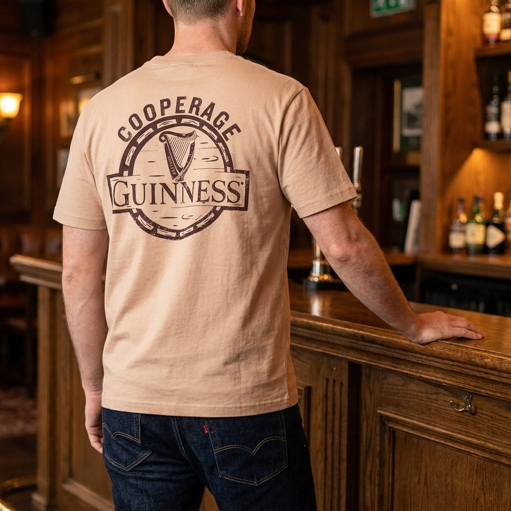 Guinness Cooperage Ivory Heavyweight Tee