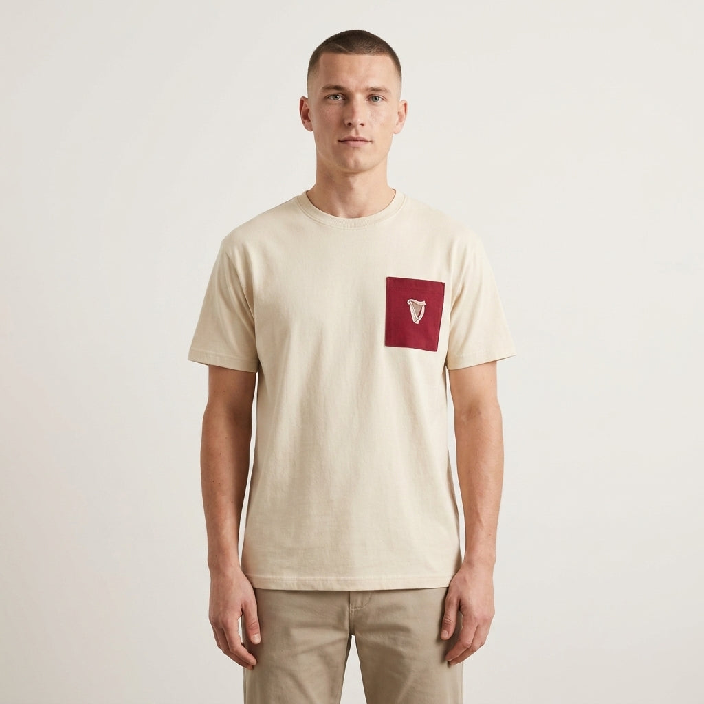 Guinness Cooperage Ivory Heavyweight Tee  | Pre-Order