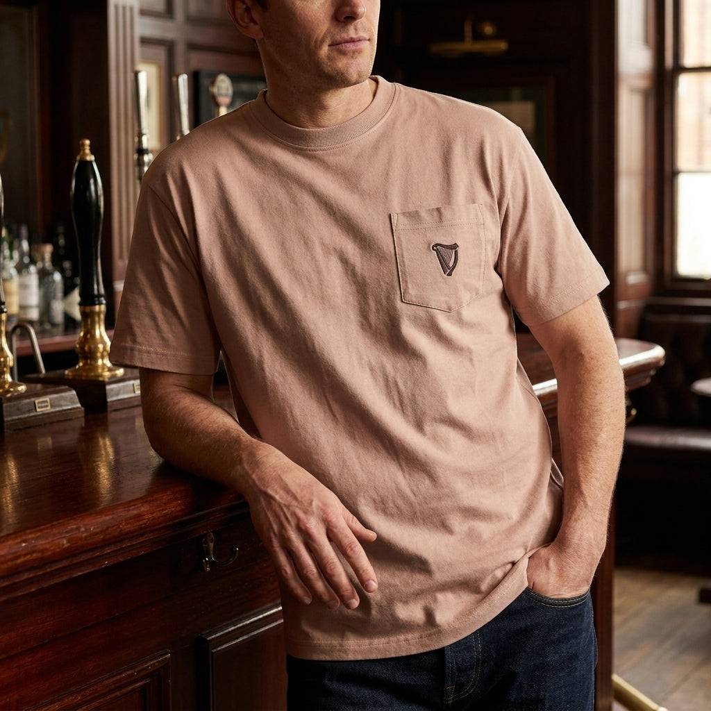 Guinness Cooperage Ivory Heavyweight Tee