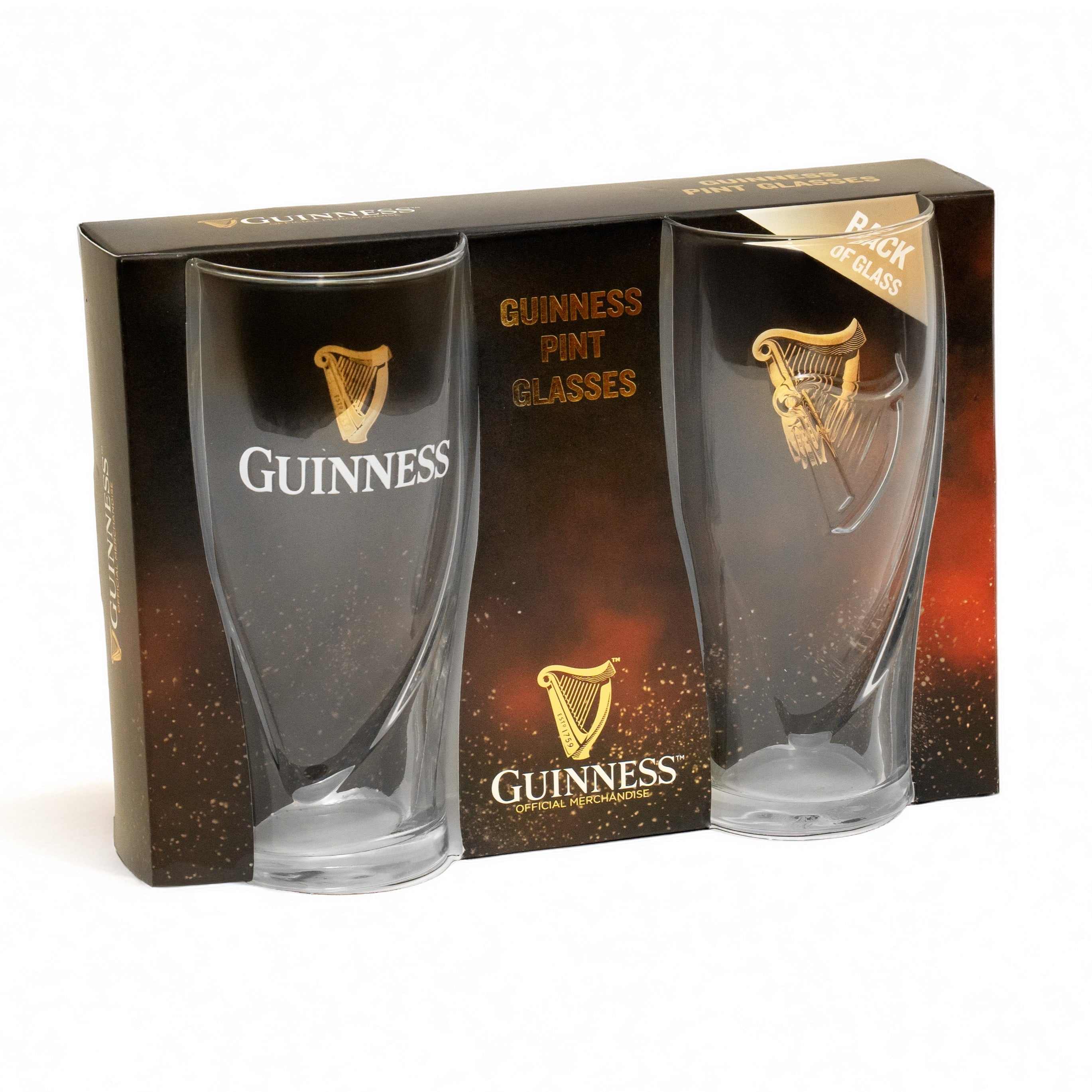Guinness Pint Glass Twin Pack