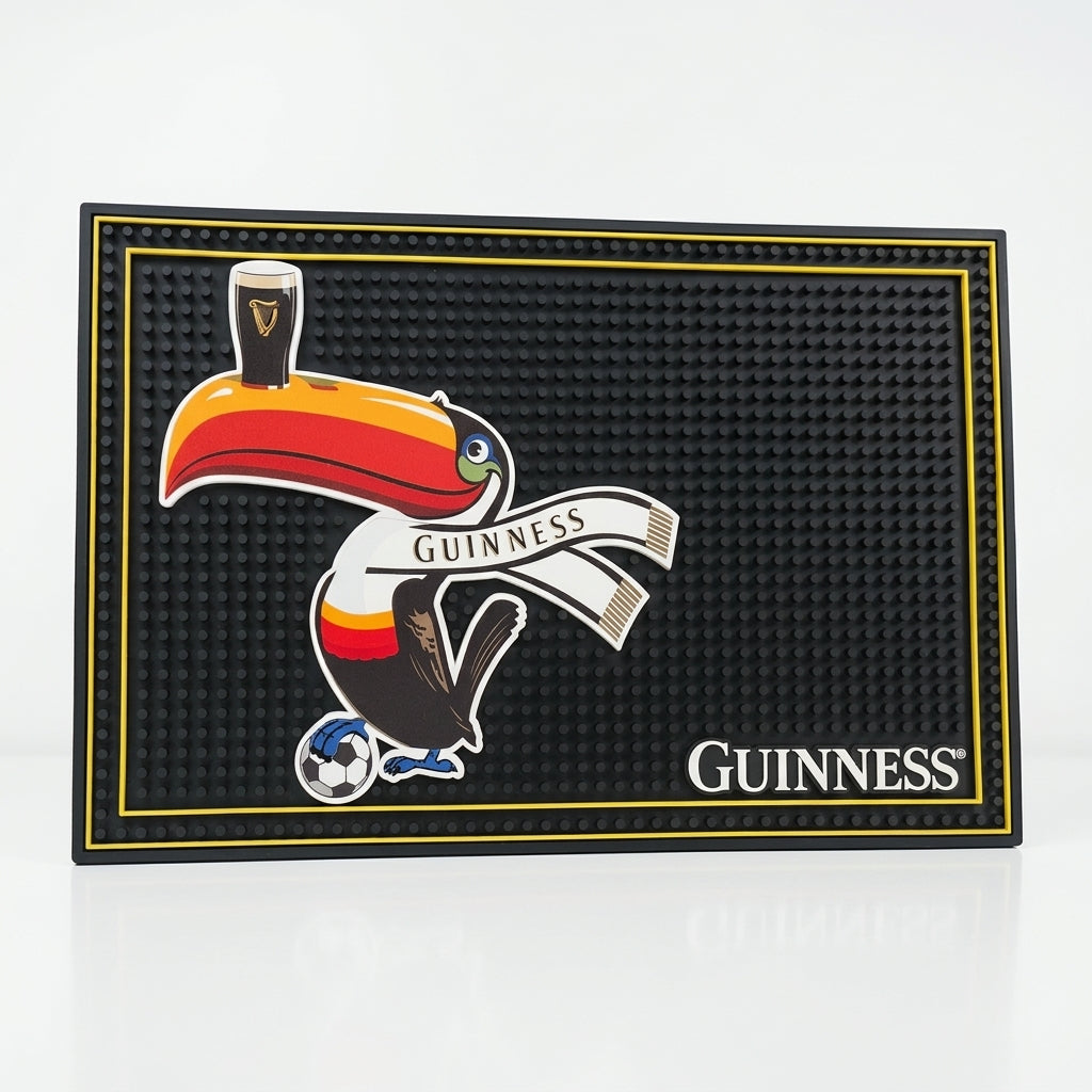 トランプ guinness Guinness Toucan Soccer PVC Bar Mat – Sports Barware