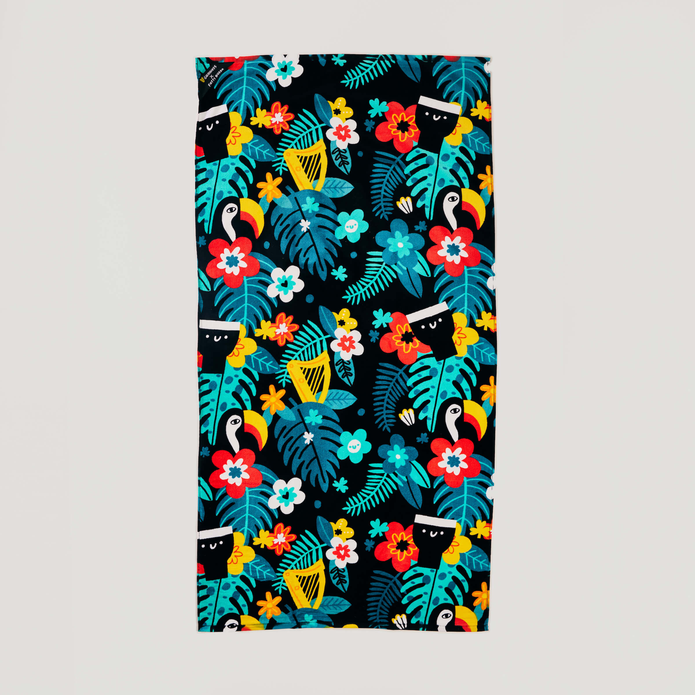 Guinness x Fatti Burke Hawaiian Beach Towel