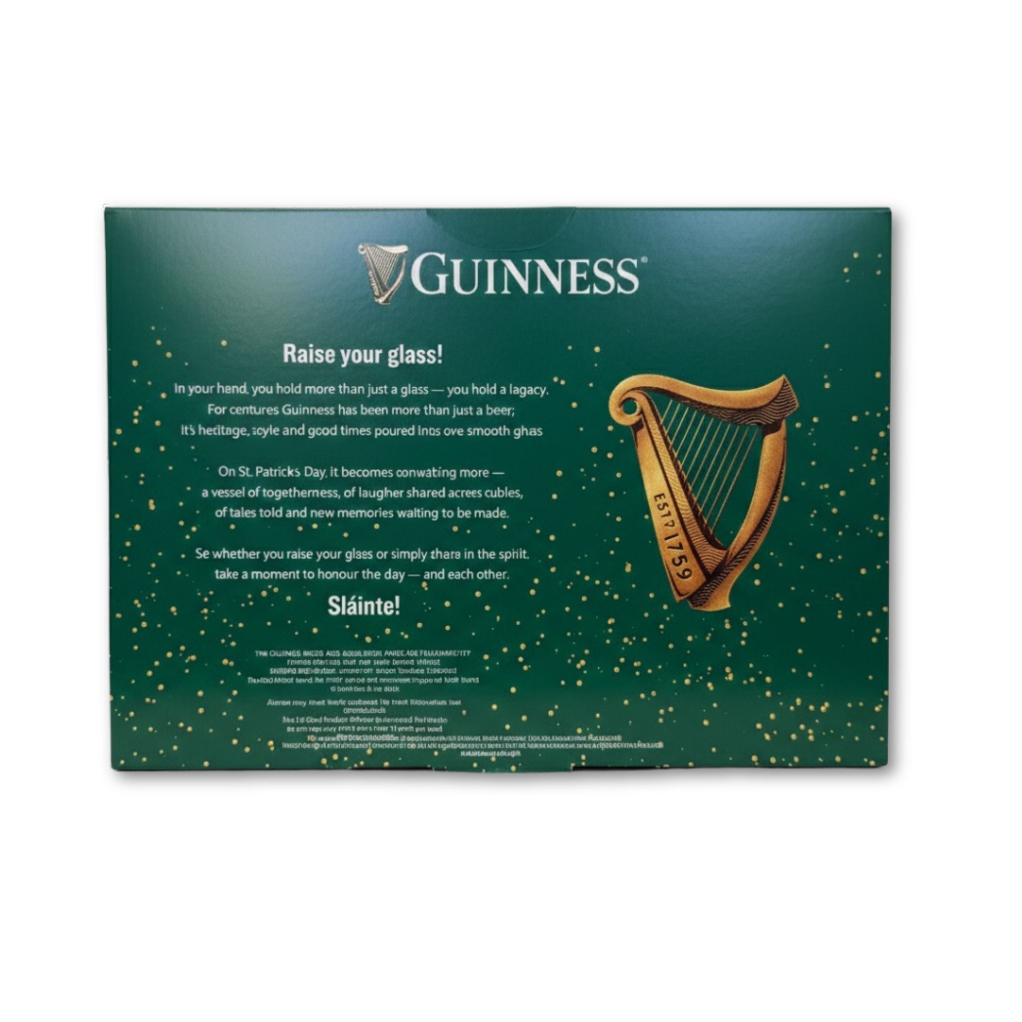 Guinness Gravity Pint Glass 2 Pack