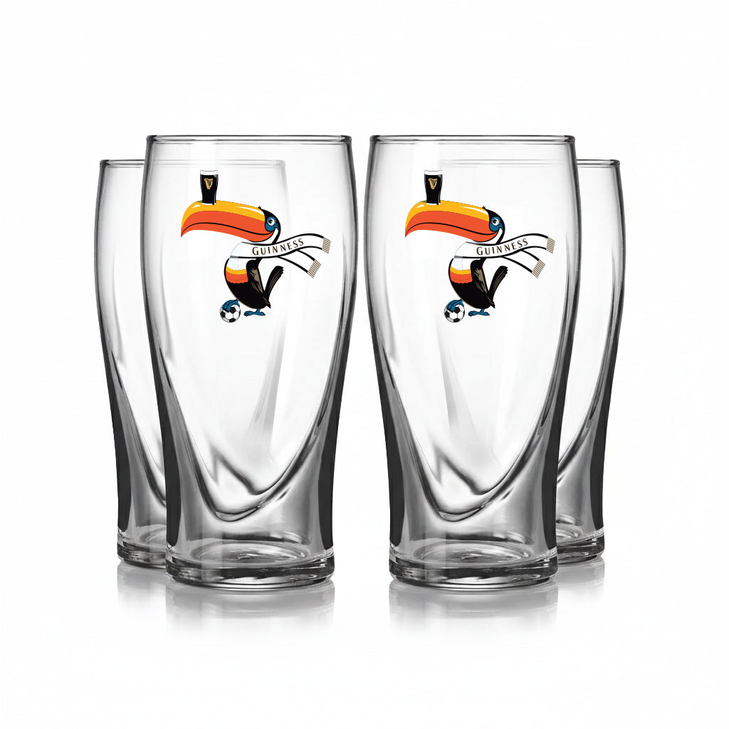 Guinness Soccer Glass – Special Edition (4 Pack)