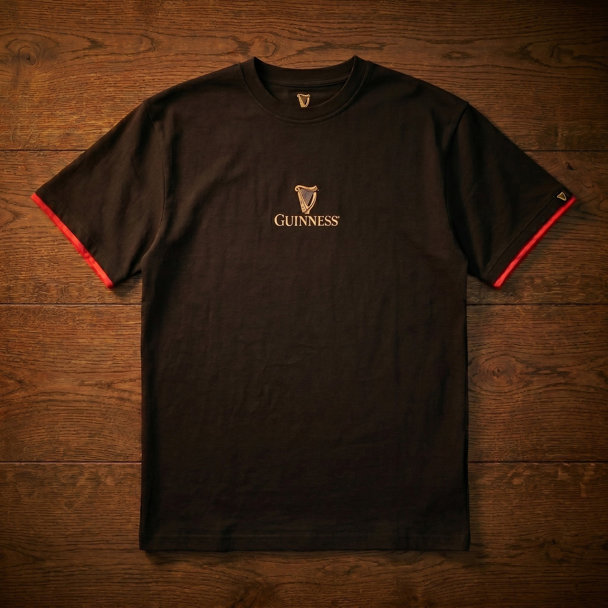 Guinness Gaelic Label Tee – Black