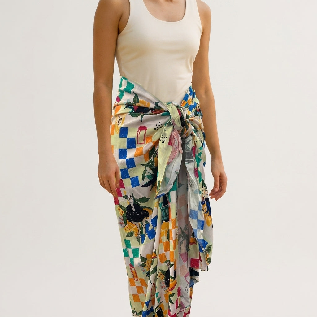 Guinness Hawaiian Print Sarong