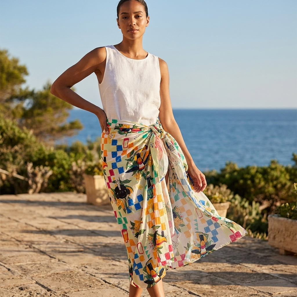 Guinness Hawaiian Print Sarong