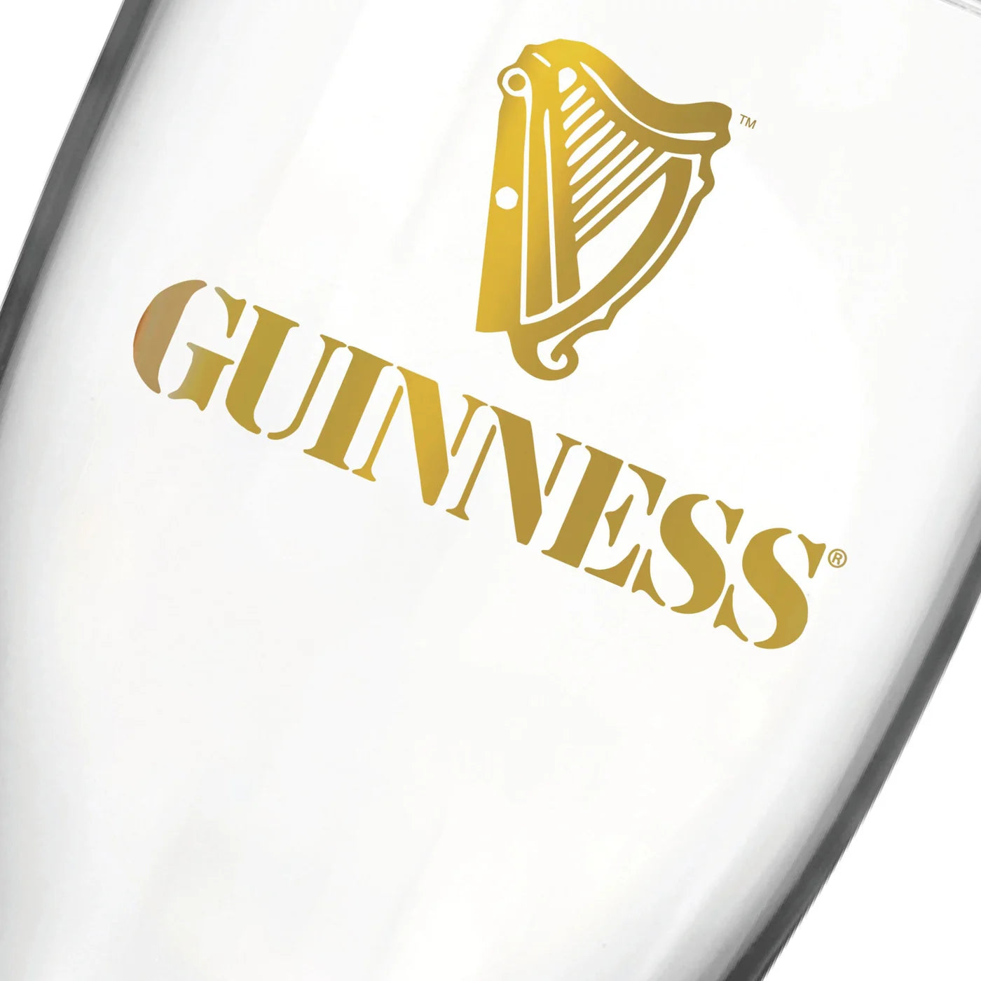 Guinness Vintage Gold Harp Pint Glass 24 Pack