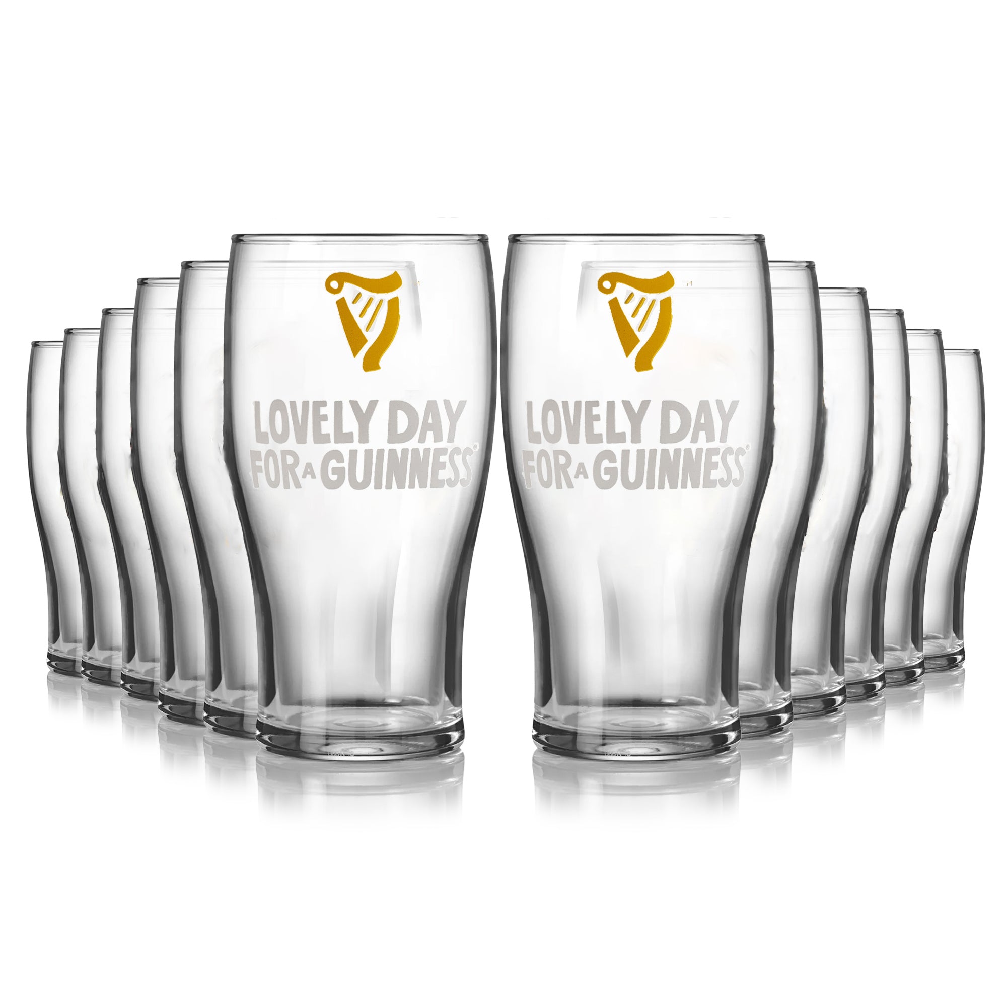 Guinness Summer Collection Lovely Day Pint Glass - 12 Pack