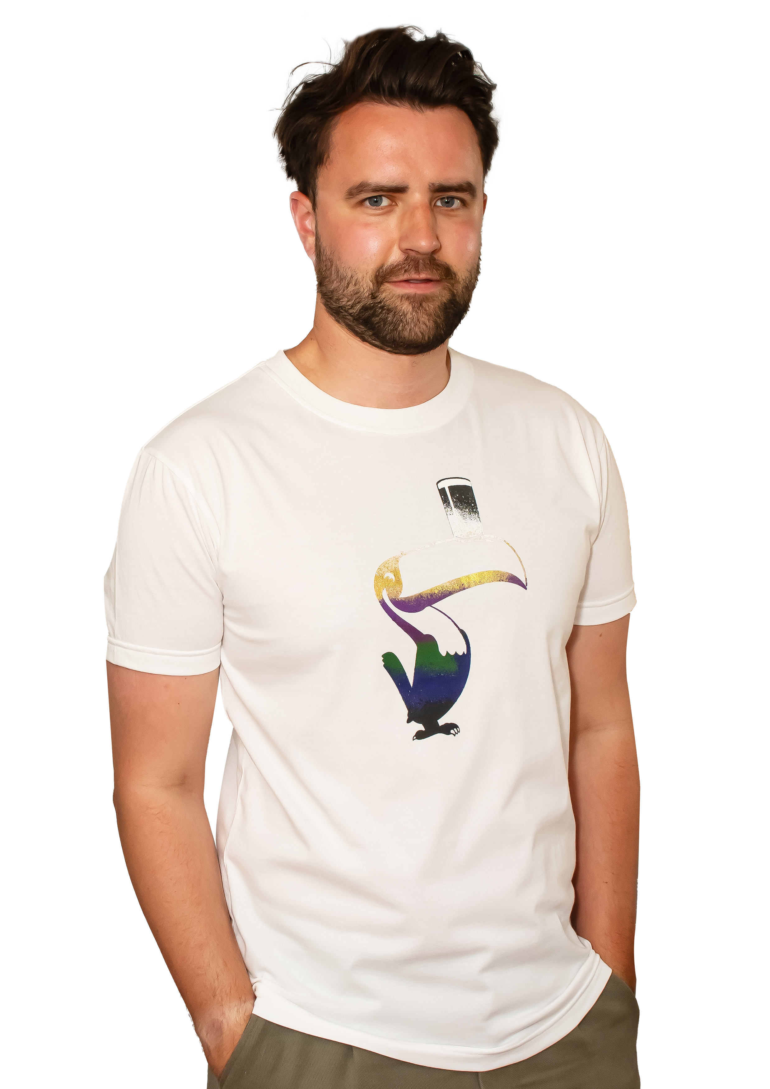 Guinness Liquid Toucan Tee - White