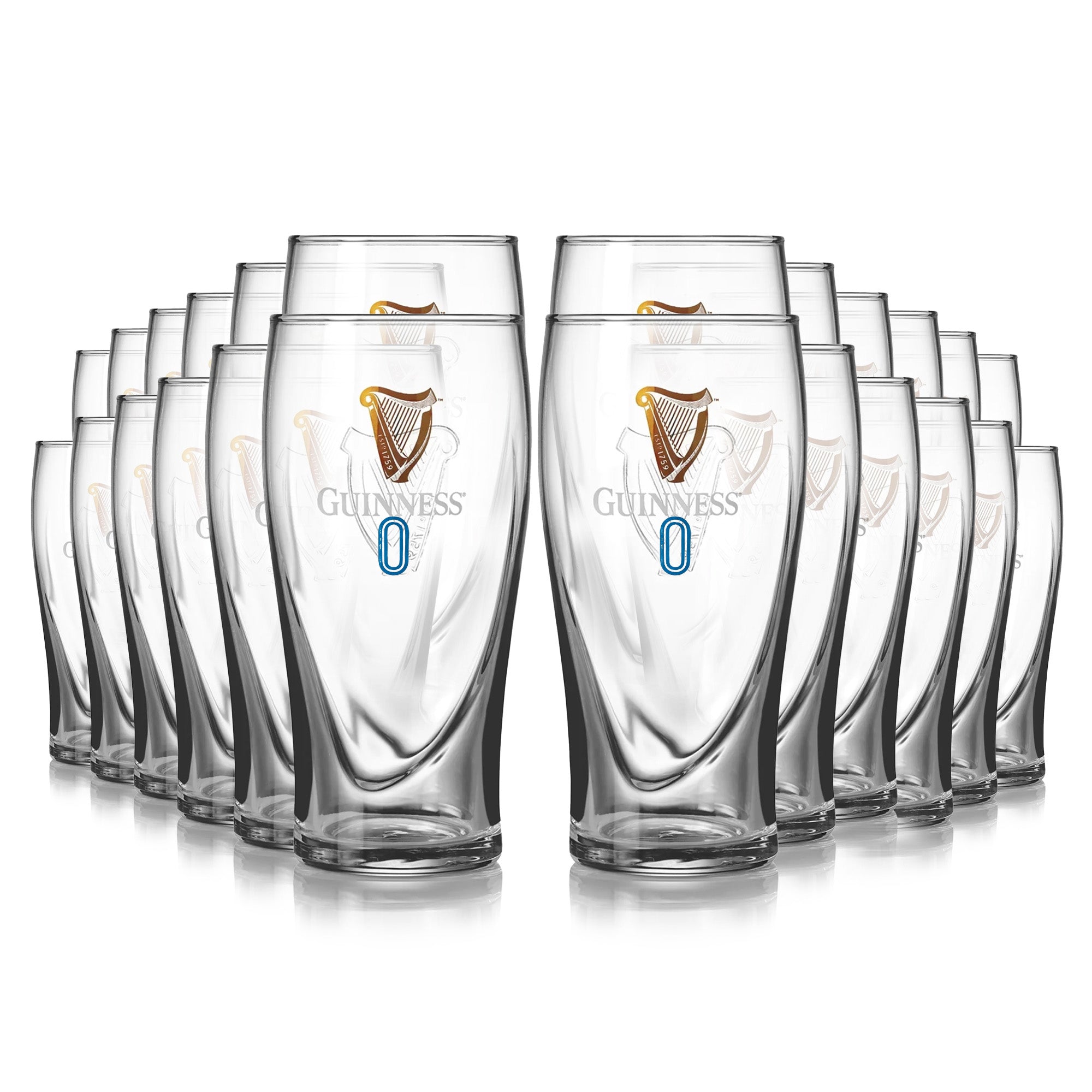 Guinness Pint 0 Gravity Glass - 24 Pack