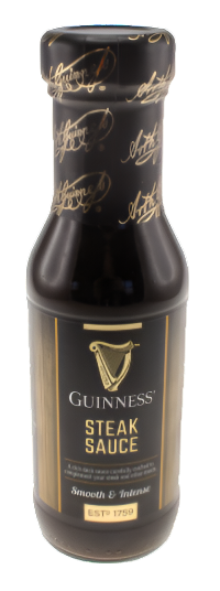 Guinness Smokey Marinade Sauce in a jar.