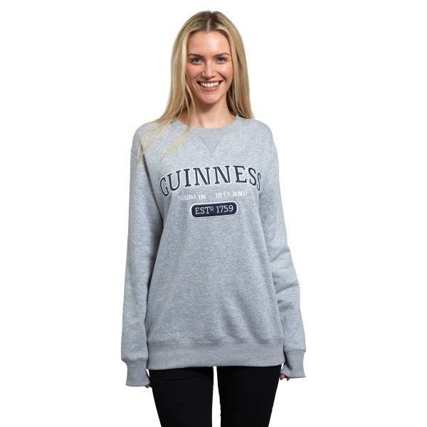 Shop Grey Crew Neck Sweatshirt The James Trading Group