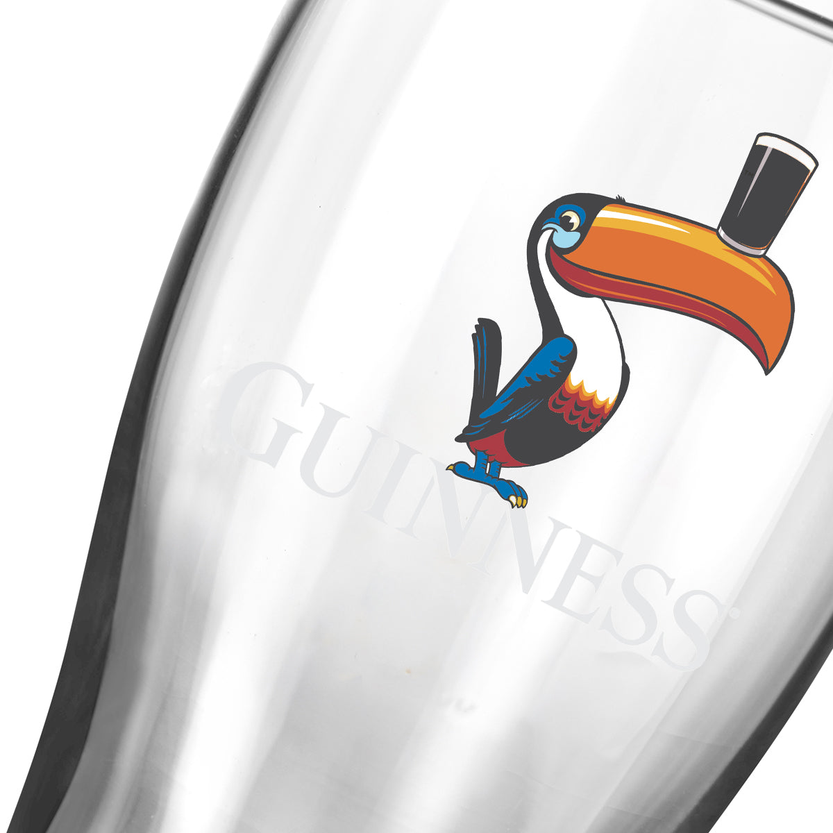 Guinness Gilroy Toucan & Flying Toucan Glass Set