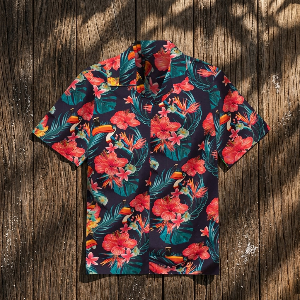 Guinness Toucan Hawaiian Shirt