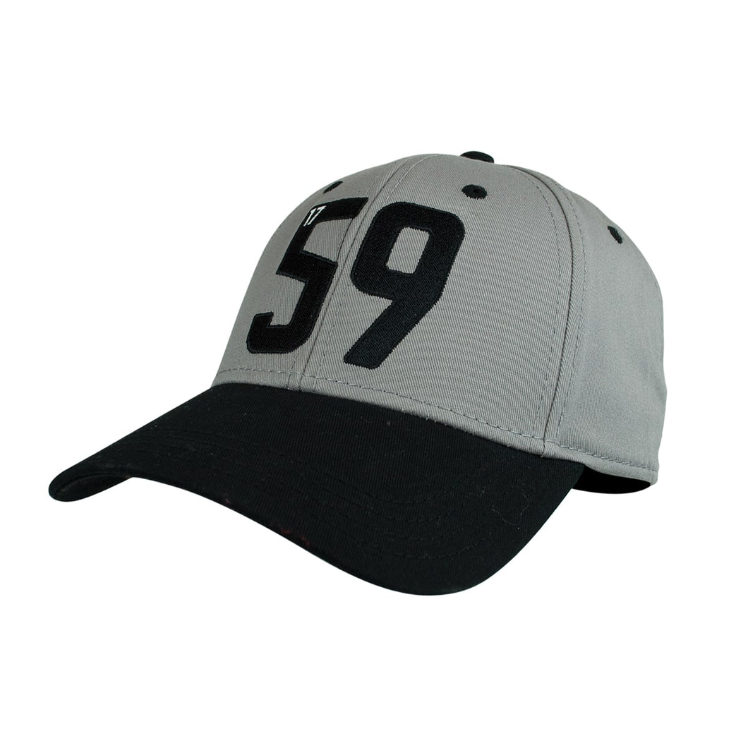 Gray 59 Adjustable Baseball Cap