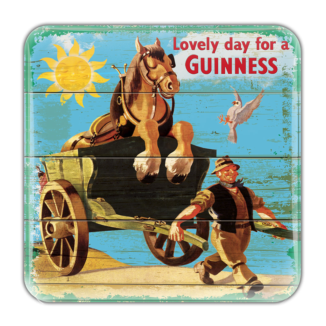 Horse & Cart Epoxy Magnet