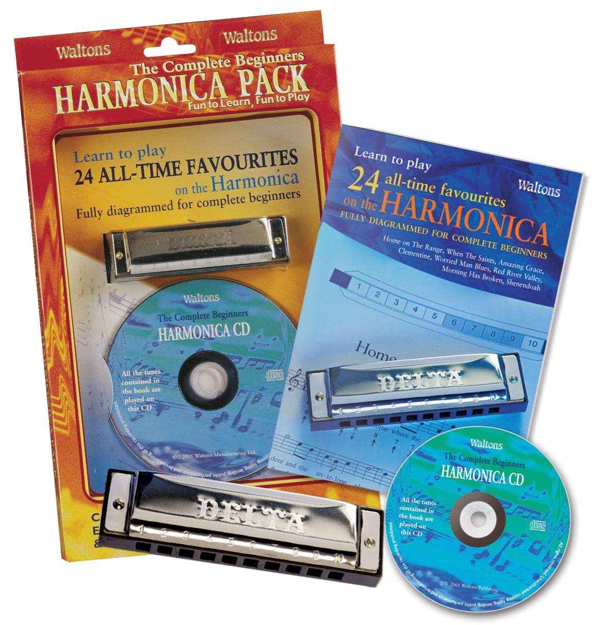 Beginners Harmonica CD Pack – The James Trading Group