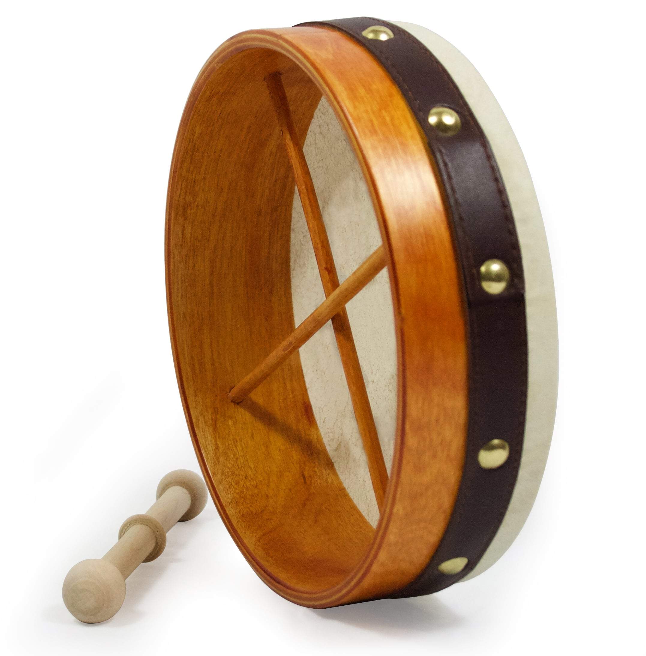 8'' Bodhran - Claddagh Design