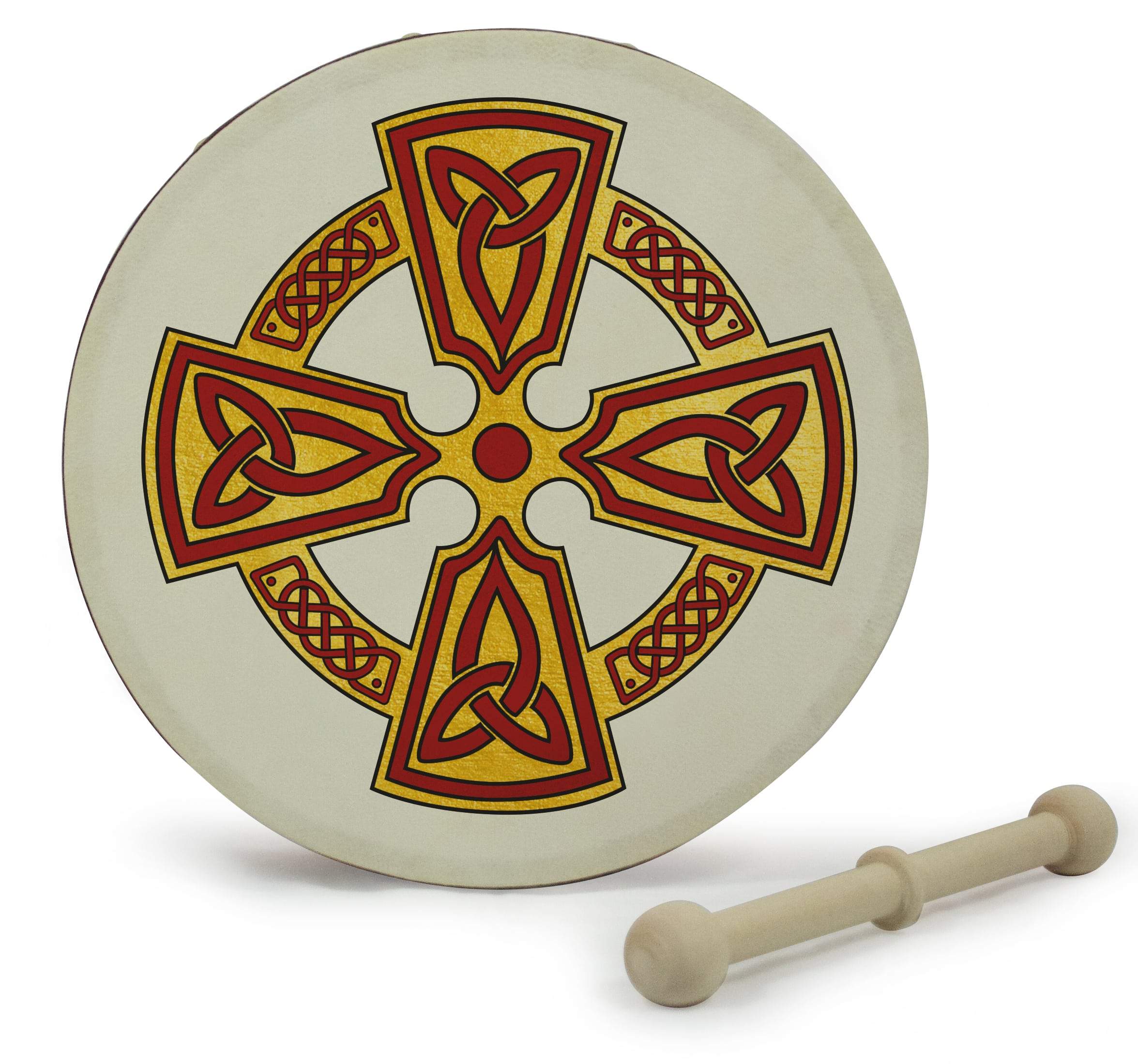 8'' Bodhran - Kilkenny Cross Design