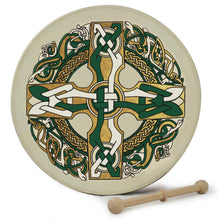 Load image into Gallery viewer, 12&#39;&#39; Bodhrán Pack - Gaelic Cross Design
