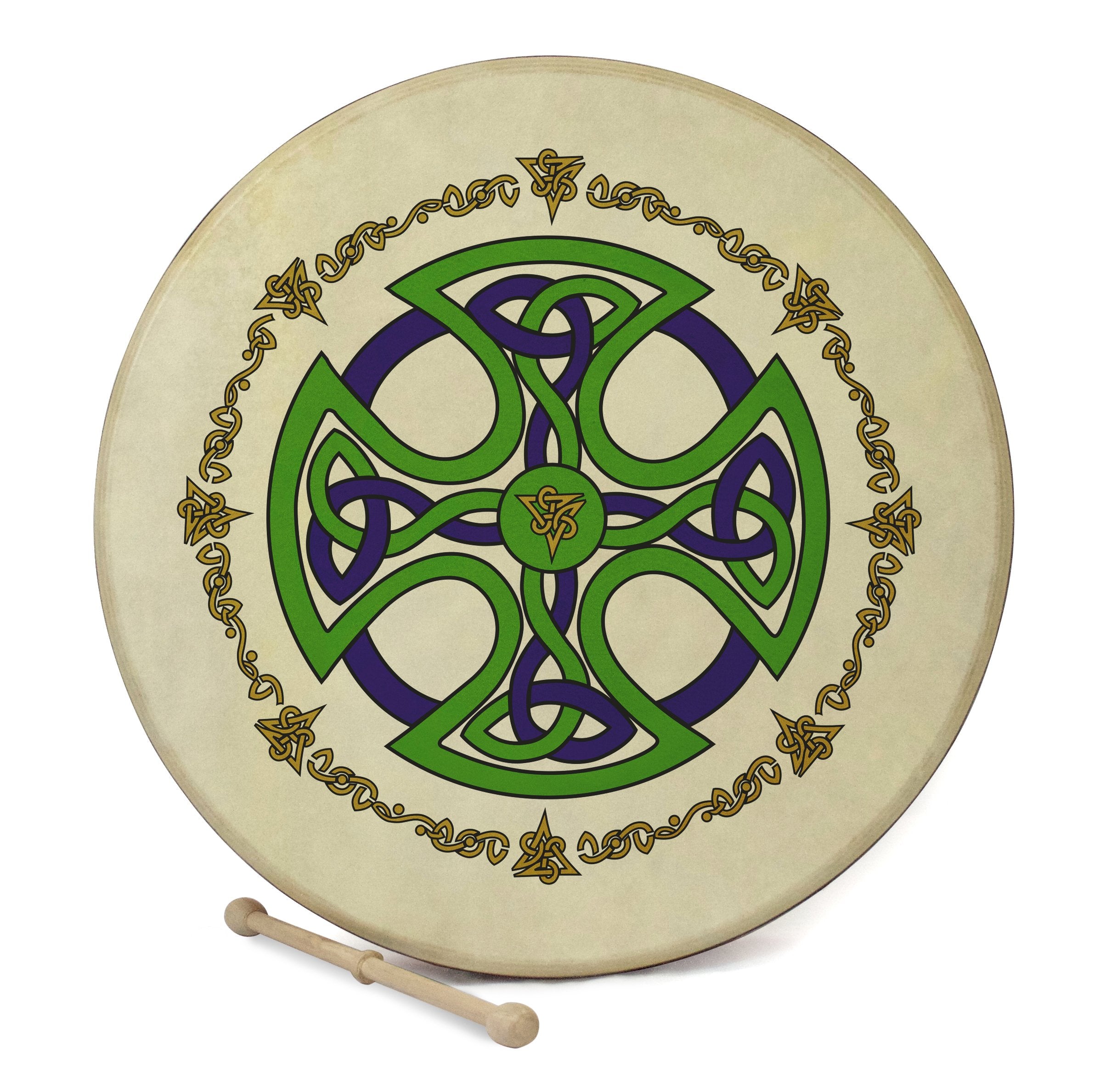 15'' Bodhrán Pack - Brosna Cross Design