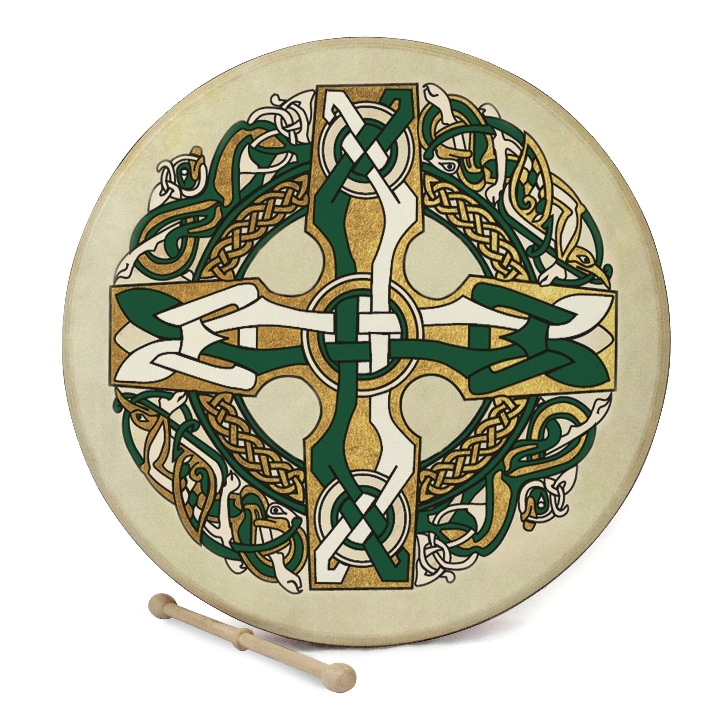 15'' Bodhran Pack - Celtic Cross Design