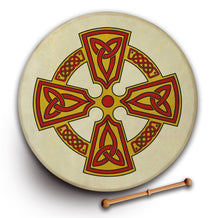 Load image into Gallery viewer, 15&#39;&#39; Bodhrán Pack - Kilkenny Cross Design
