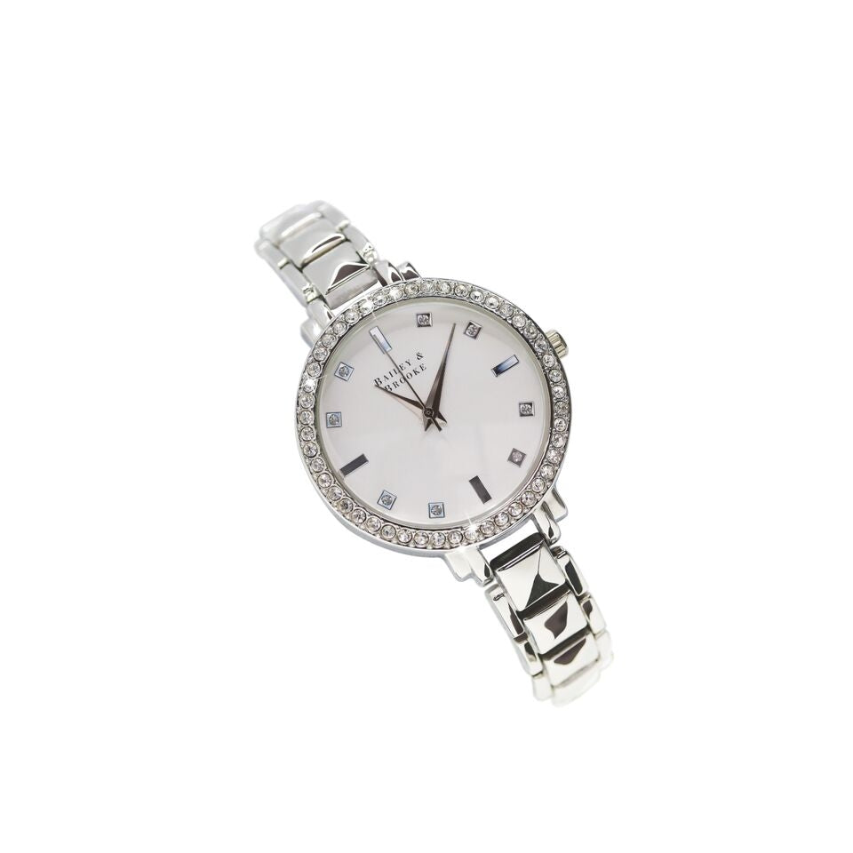 Silver 'Life' Watch