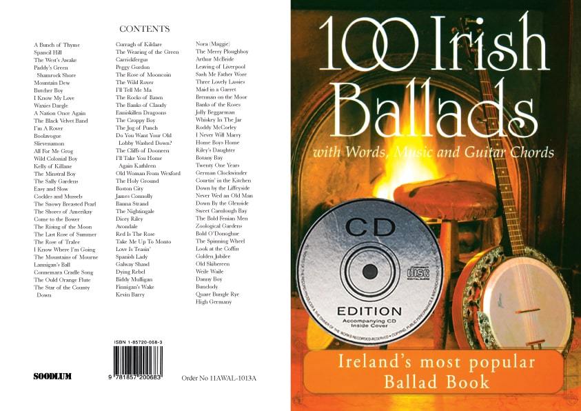100 Irish Ballads | Vol 1 | Book & CD Edition
