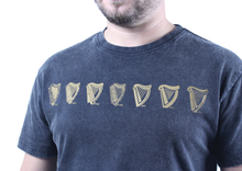 Load image into Gallery viewer, Distressed Evolution of Trademark Harp Premium Tee
