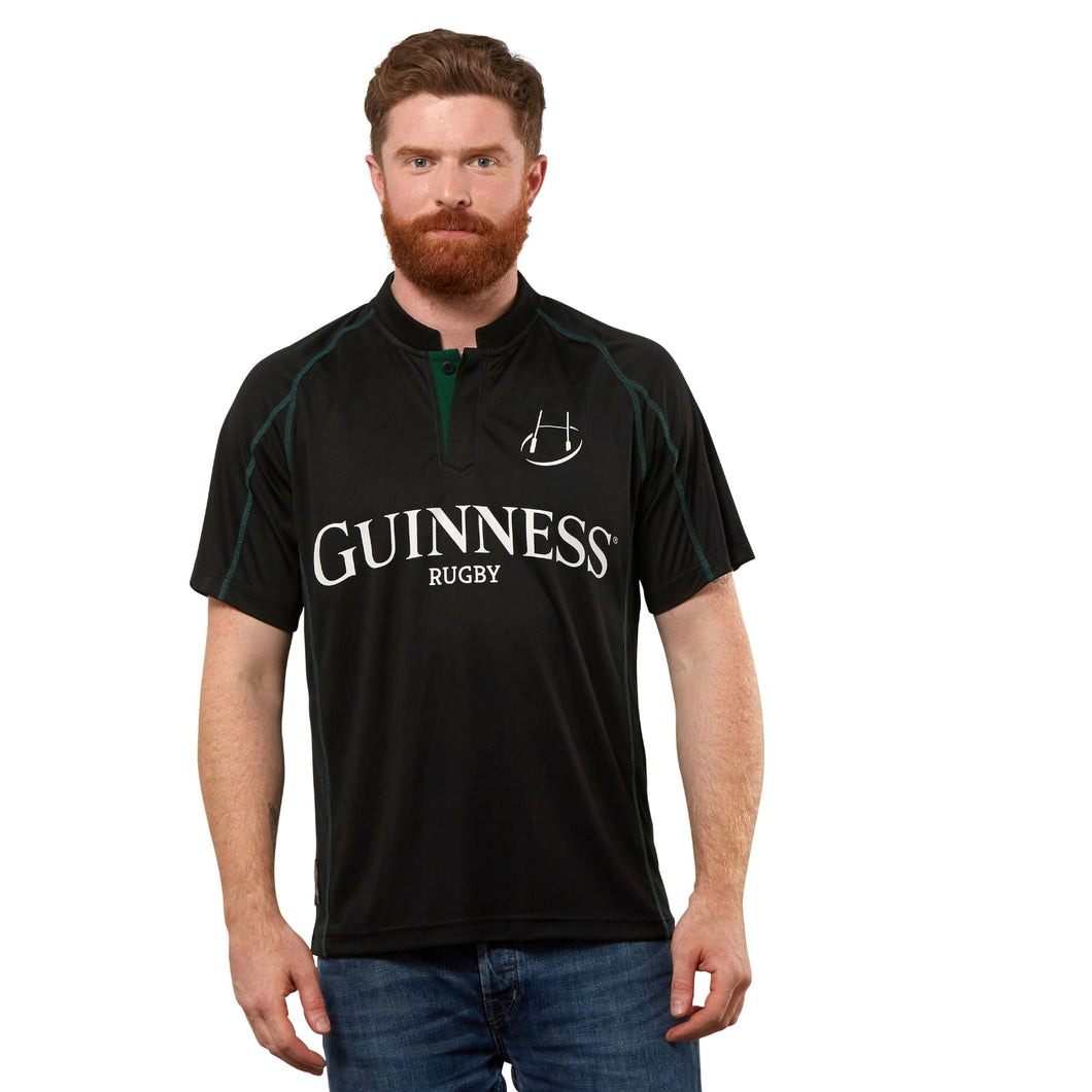Black and Green Short Sleeve Rugby Jersey