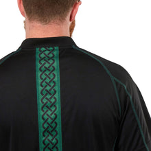 Load image into Gallery viewer, Black and Green Short Sleeve Rugby Jersey
