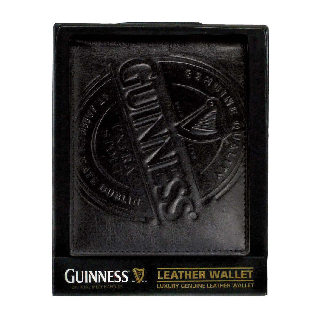 Label Leather Wallet