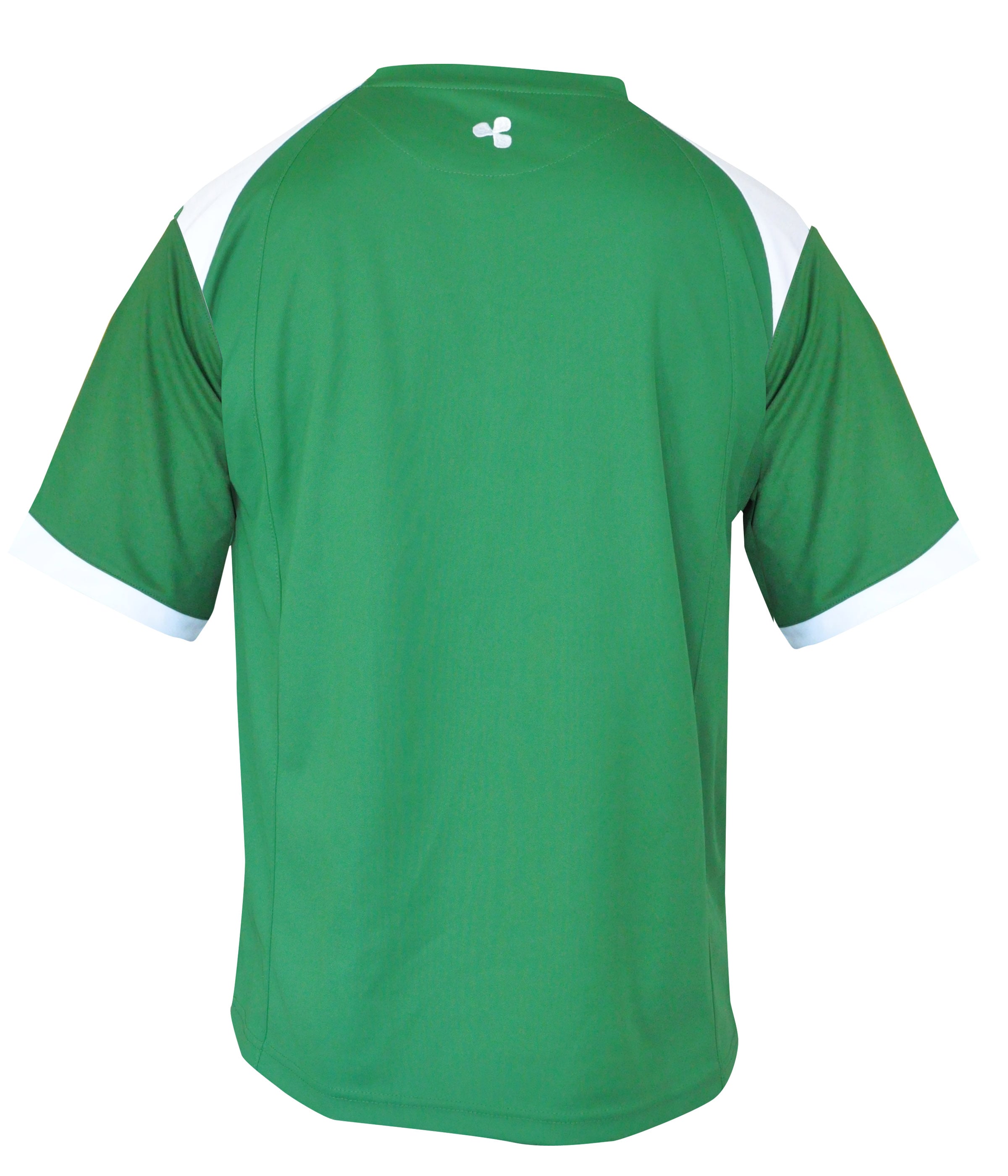 Green and White Performance Top