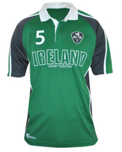 Load image into Gallery viewer, Green Panelled Ireland Rugby Jersey
