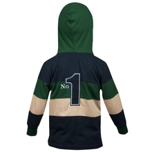 Load image into Gallery viewer, Kids Irish Hooded Rugby Jersey
