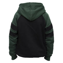 Load image into Gallery viewer, Green and Black Kids Hoodie
