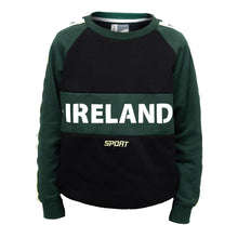 Load image into Gallery viewer, Green &amp; Black Kids Crew Neck
