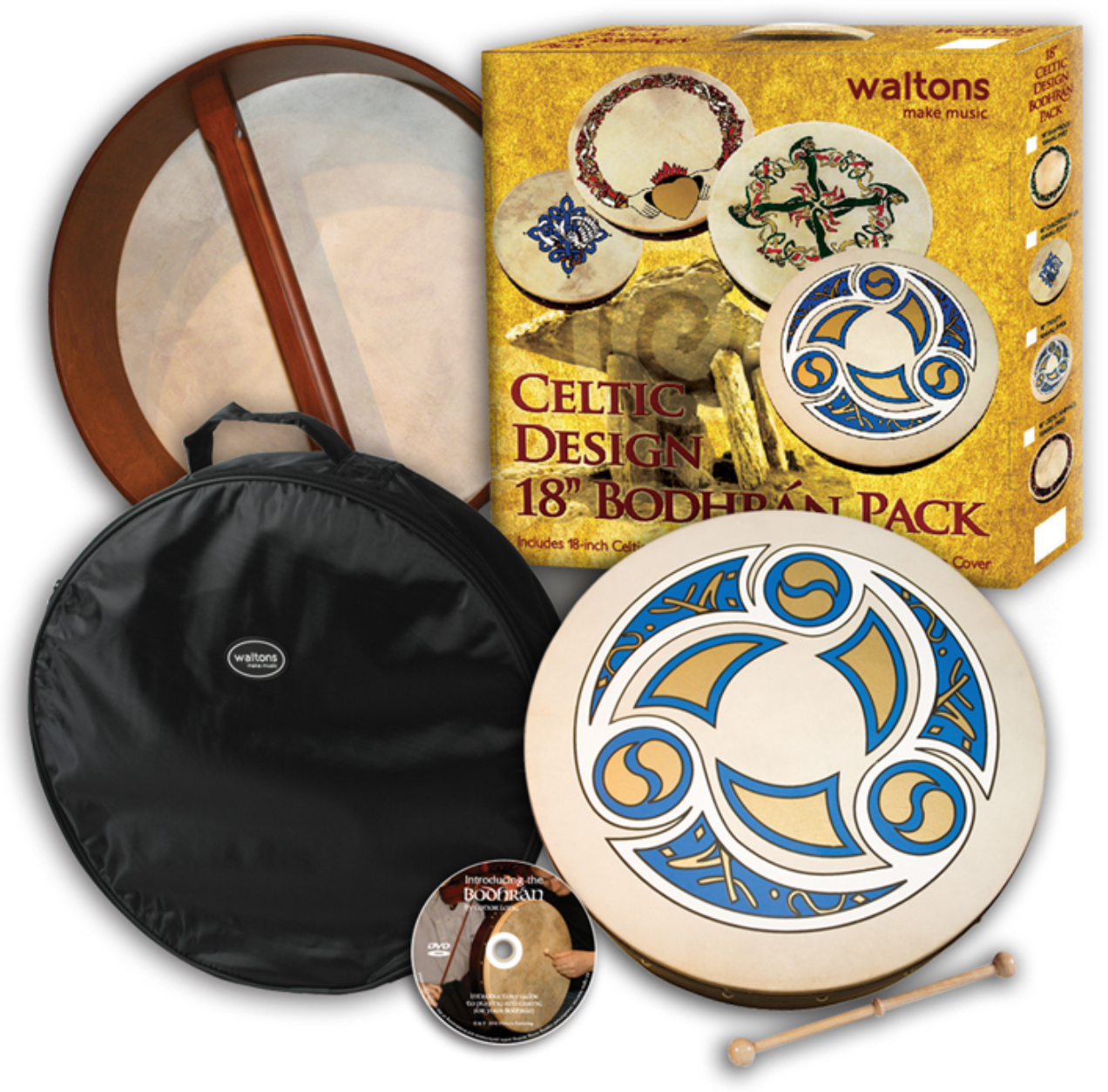 18'' Bodhrán Pack - Trinity Design